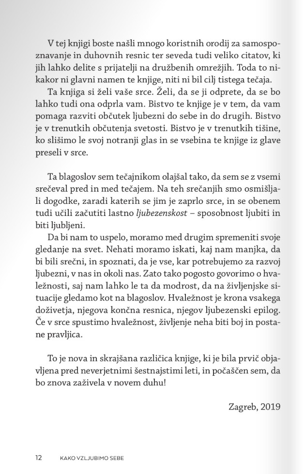 Kako vzljubimo sebe