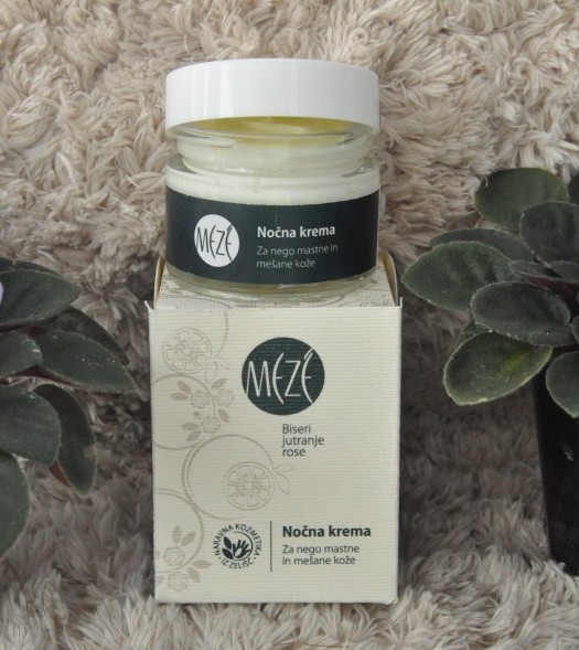 Nočna krema za nego mastne in mešane kože - 30ml