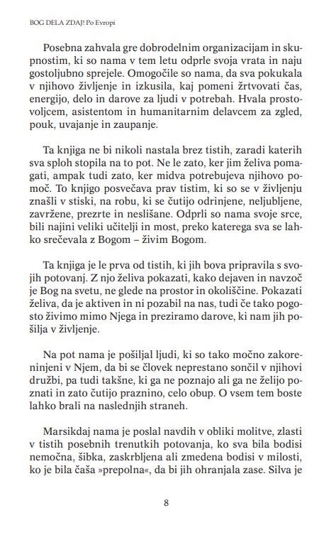 Bog dela zdaj! Po Evropi