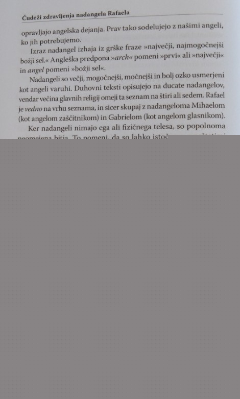 Čudeži zdravljenja nadangela Rafaela