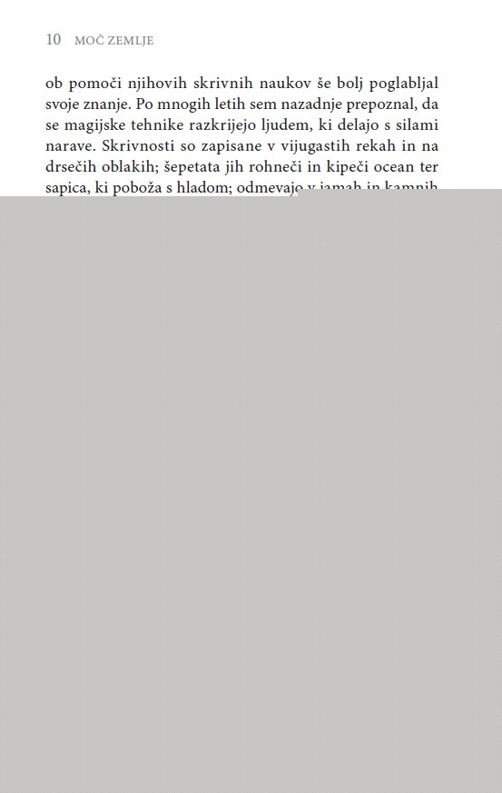 Moč Zemlje in naravne magijske tehnike