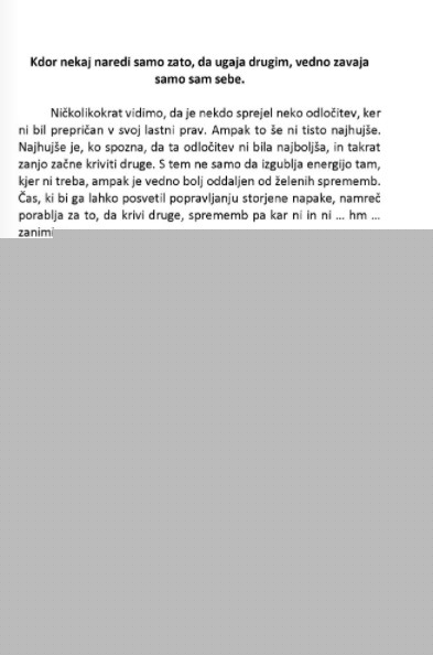 Srečen, čeprav ne ugajaš drugim