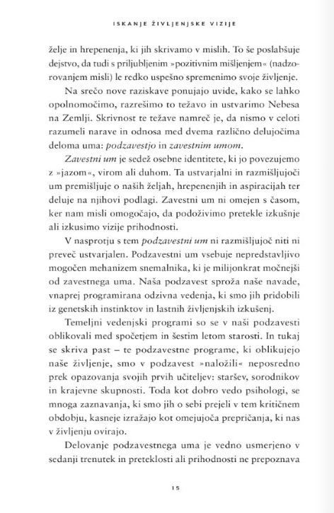 Iskanje življenjske vizije