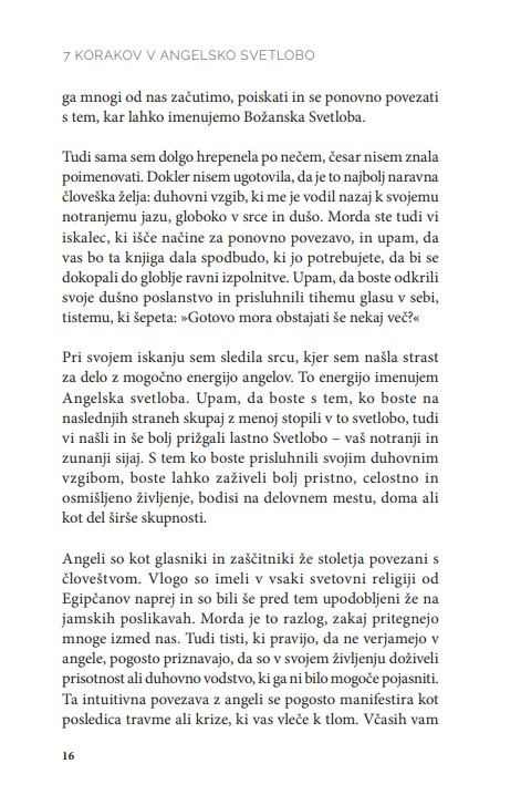 7 korakov v angelsko svetlobo