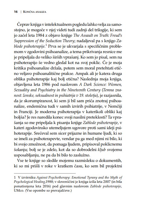 Končna analiza