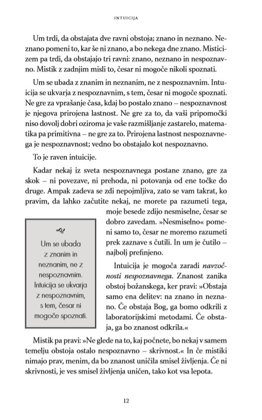 Intuicija - Védenje onkraj logičnega mišljenja