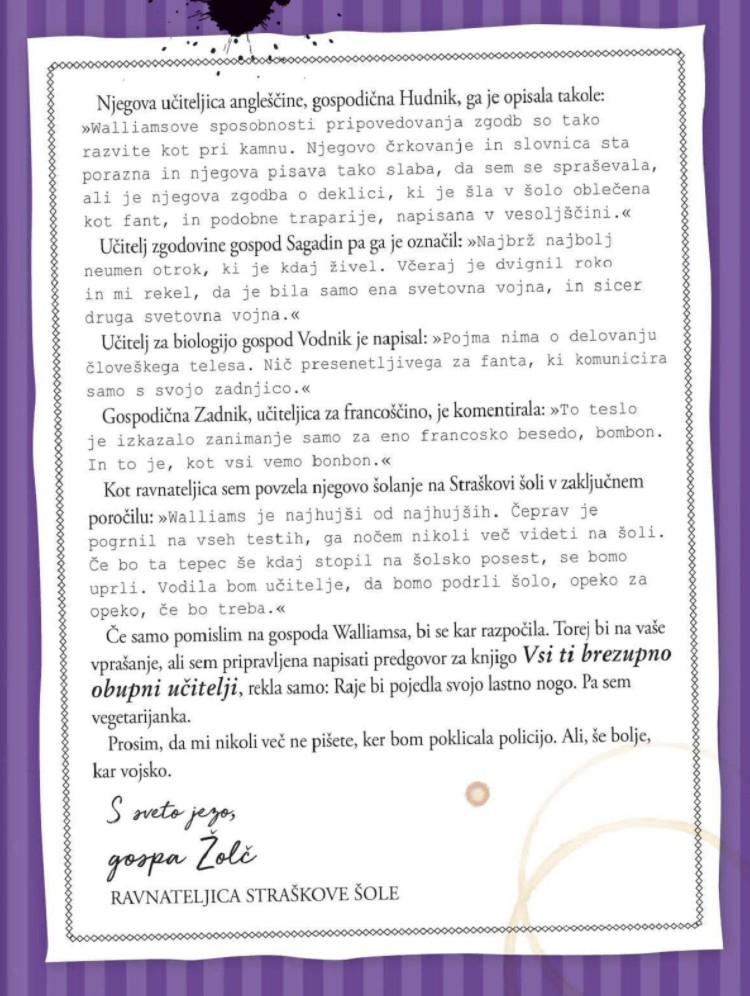 Vsi ti brezupno obupni učitelji