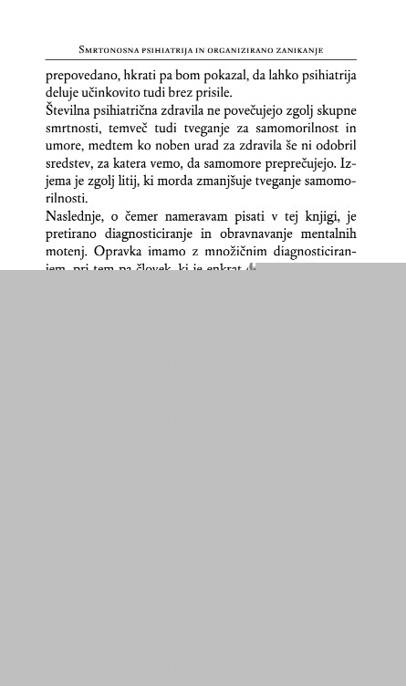 Smrtonosna psihiatrija in organizirano zanikanje