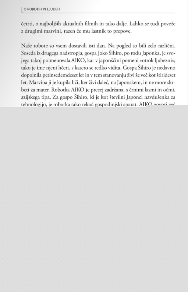 O robotih in ljudeh