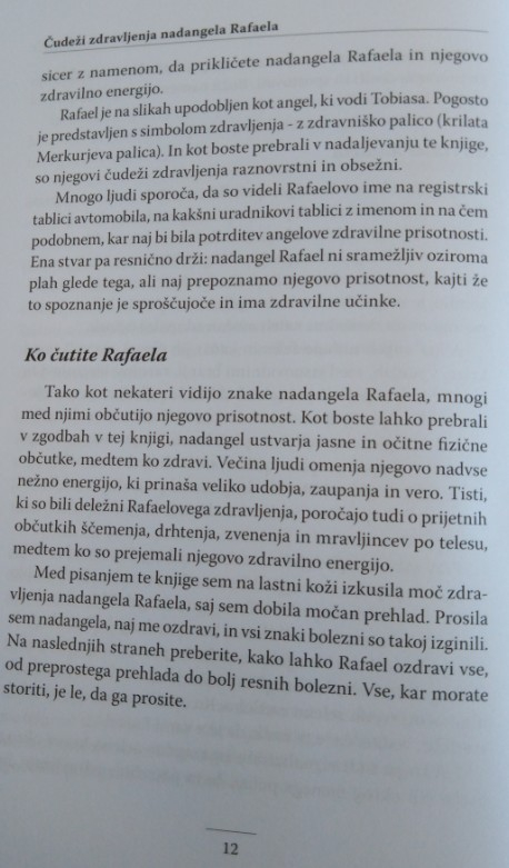 Čudeži zdravljenja nadangela Rafaela