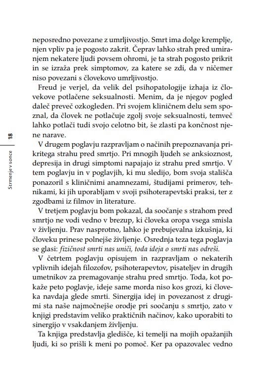 Strmenje v sonce