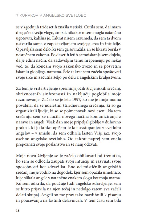 7 korakov v angelsko svetlobo