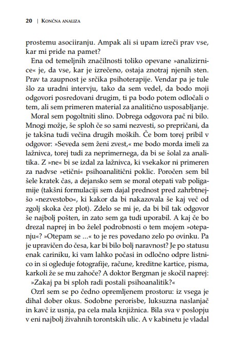 Končna analiza