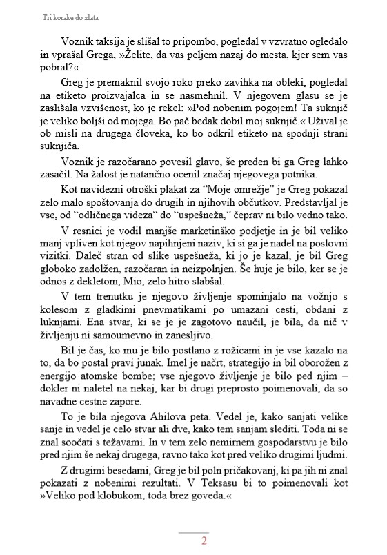 Trije koraki do zlata