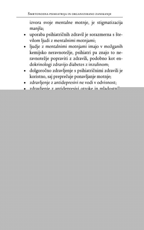 Smrtonosna psihiatrija in organizirano zanikanje