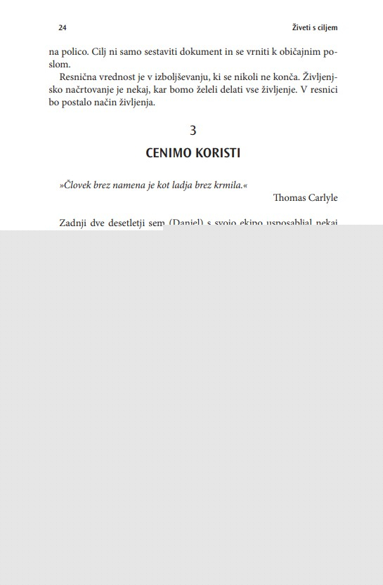Živeti s ciljem