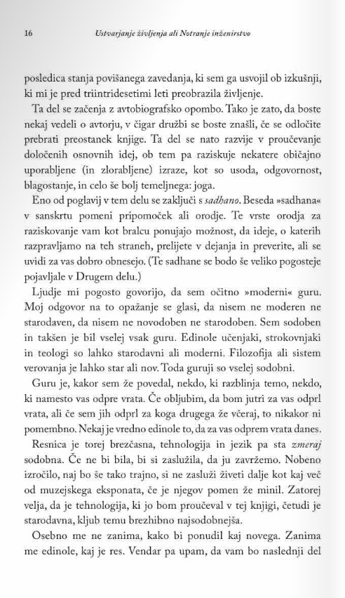 Ustvarjanje življenja ali Notranje inženirstvo