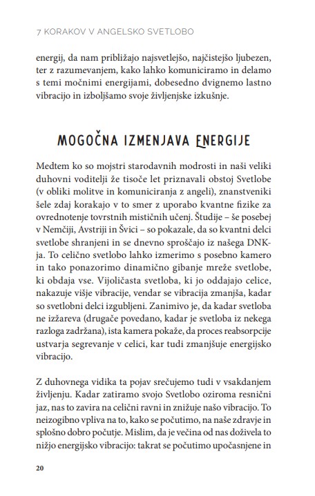 7 korakov v angelsko svetlobo