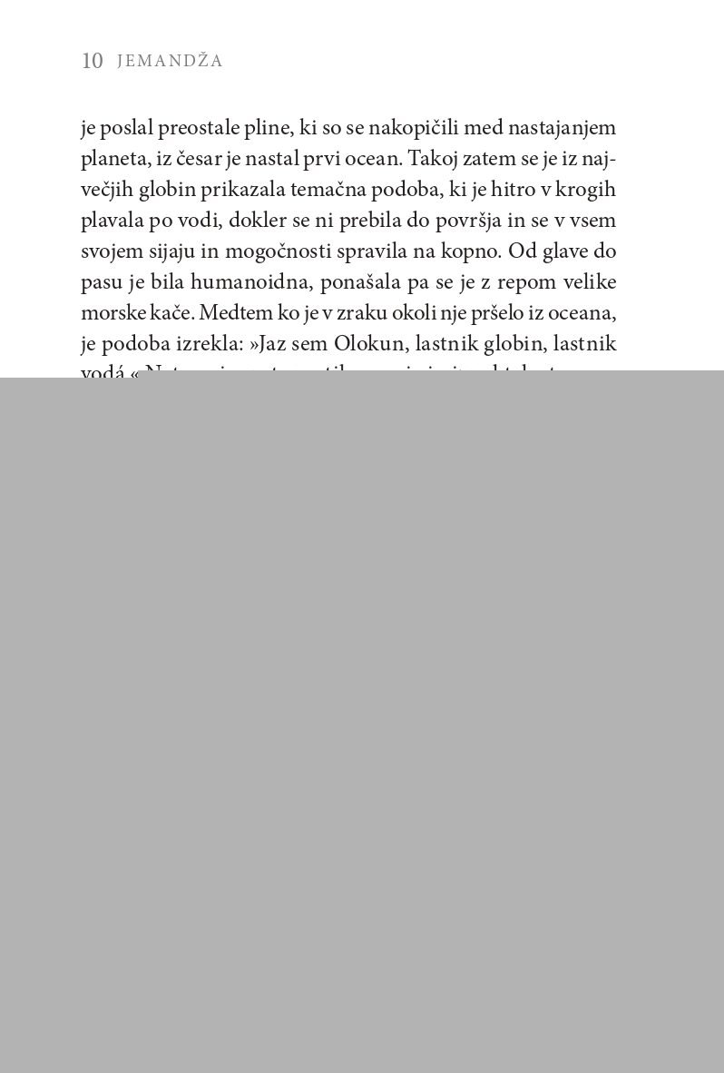 Jemandža - Oriša, boginja in kraljica morjá